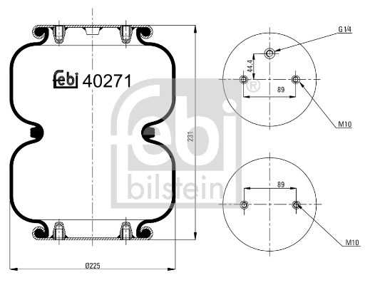 Bellow, air suspension